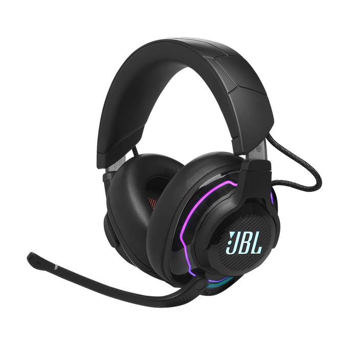 JBL Quantum 910 Wireless - Black - Wireless over-ear performance gaming headset with head  tracking-enhanced, Active Noise Cancelling and Bluetooth - Detailshot 3 image number null